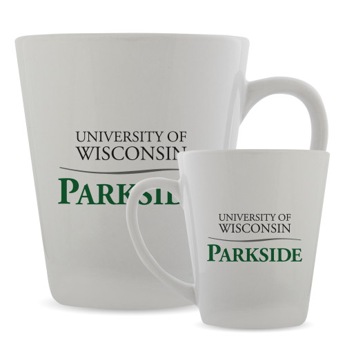  Full Color Latte Mug 12oz - Parkside Wordmark Vertical