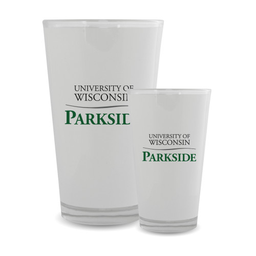  Full Color Glass 17oz - Parkside Wordmark Vertical
