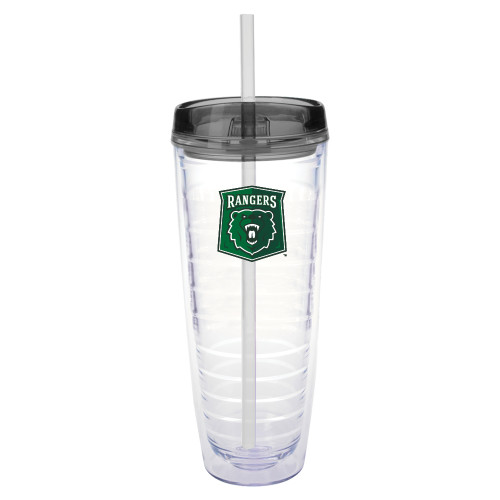  Tritan Double Wall Tumbler w/Charcoal Top 26oz - Primary Athletic Mark