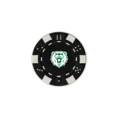  Black Game Chip - Athletic Bear Head
