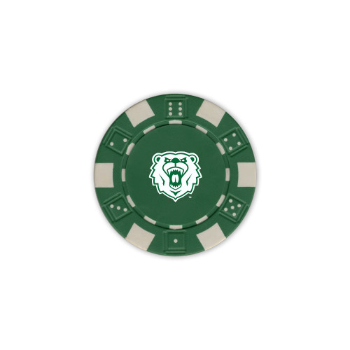  Green Game Chip - Athletic Bear Head