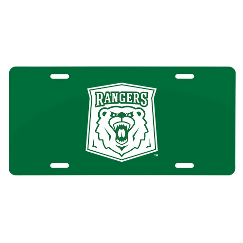  License Plate - Primary Athletic Mark