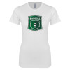 Thumbnail image for  Next Level Womens White Boyfriend Tee