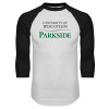 Thumbnail image for  White/Black Raglan Baseball T Shirt