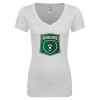 Thumbnail image for  Next Level Womens White Ideal V Tee