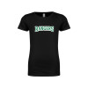 Thumbnail image for  Next Level Girls Black Fashion Fit T Shirt