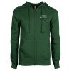 Thumbnail image for  ENZA Womens Dark Green Fleece Full Zip Hoodie