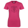 Thumbnail image for  Next Level Womens Fuchsia Boyfriend Tee