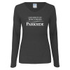 Thumbnail image for  Womens Dark Heather Long Sleeve V Neck Tee 