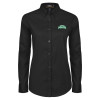 Thumbnail image for  Womens Black Twill Button Down Long Sleeve 