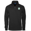 Thumbnail image for  Black Slub Fleece 1/4 Zip Pullover