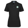 Thumbnail image for  Womens Silk Touch Black Pique Polo