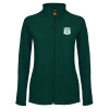 Thumbnail image for  Womens Dark Green Fleece Full Zip Jacket