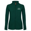 Thumbnail image for  Womens Dark Green Fleece Full Zip Jacket