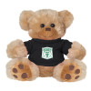 Thumbnail image for  Plush Big Paw 8 1/2 inch Brown Bear w/Black Shirt