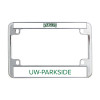 Thumbnail image for  Metal Motorcycle License Plate Frame in Chrome