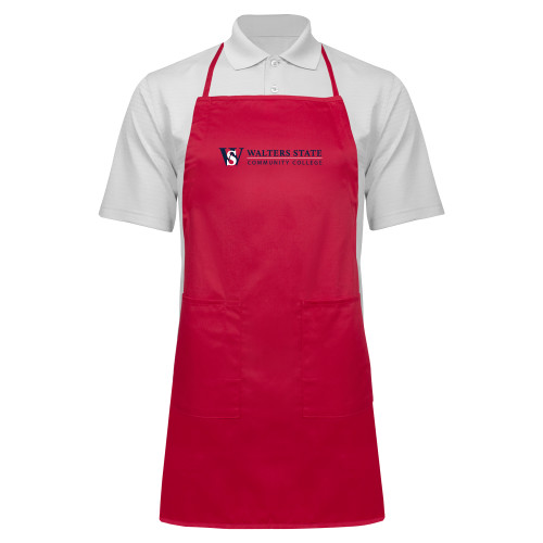  Full Length Red Apron - WS Horizontal