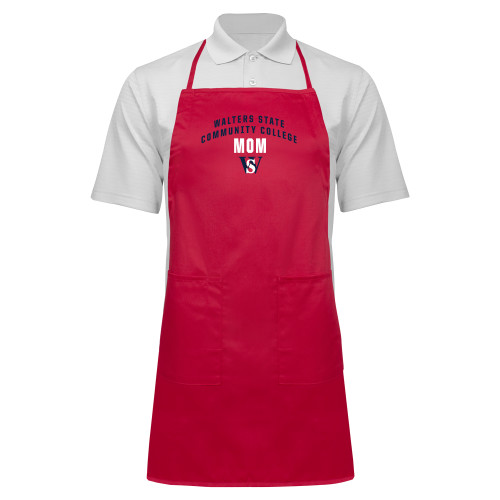  Full Length Red Apron - Mom