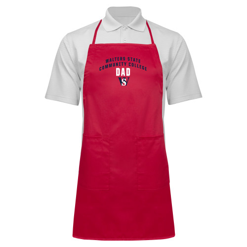  Full Length Red Apron - Dad