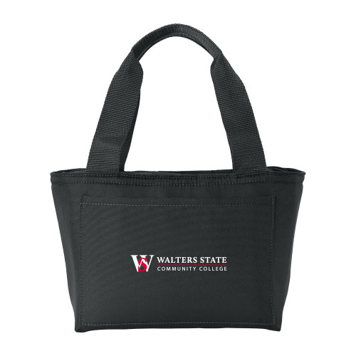  Insulated Black Lunch Tote - WS Horizontal