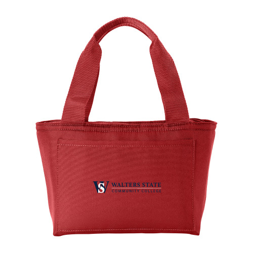  Insulated Red Lunch Tote - WS Horizontal