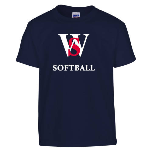  Youth Navy T Shirt - WS Softball