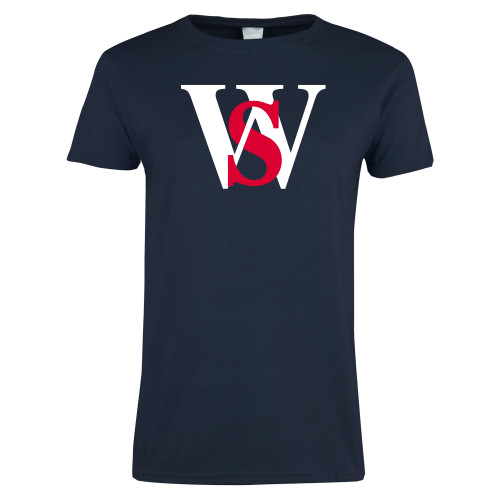  Womens Short Sleeve Navy Tee - WS