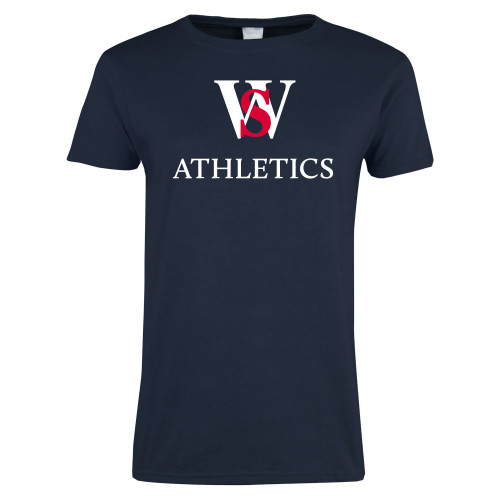  Womens Navy Short Sleeve Tee - WS