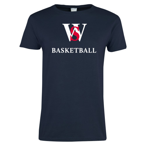  Womens Navy Short Sleeve Tee - WS