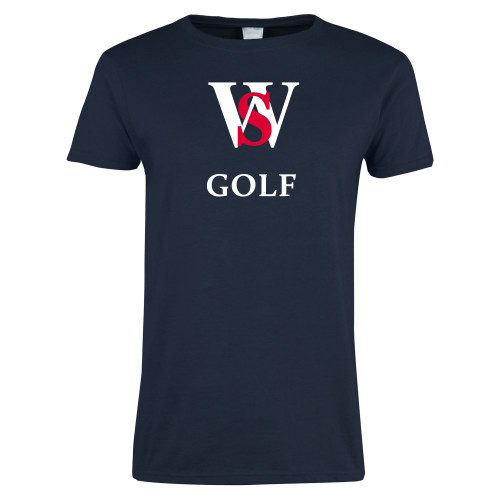  Womens Navy Short Sleeve Tee - WS