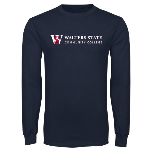  Navy Long Sleeve T-Shirt - WS Horizontal