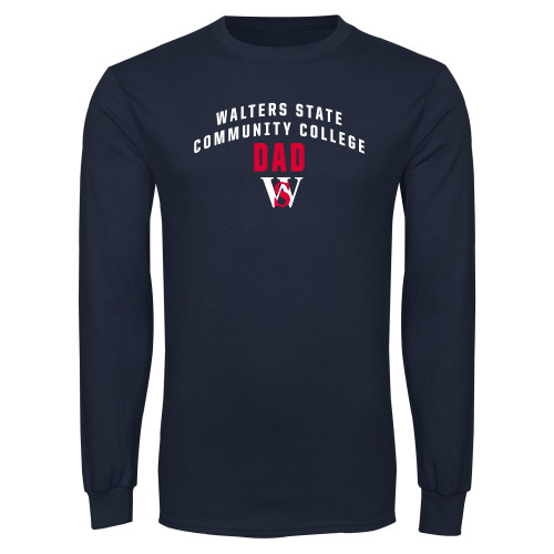  Navy Long Sleeve T-Shirt - Dad