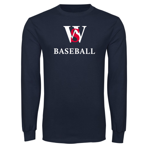  Navy Long Sleeve T Shirt - WS