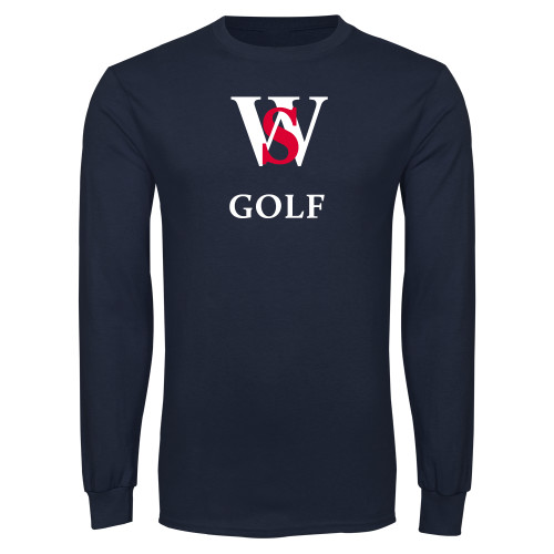  Navy Long Sleeve T Shirt - WS