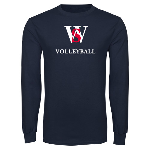  Navy Long Sleeve T Shirt - WS