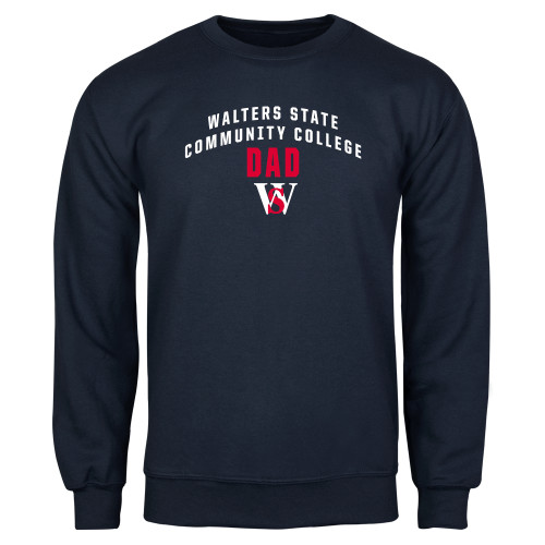  Navy Fleece Crew - Dad