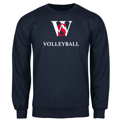  Navy Fleece Crew - WS