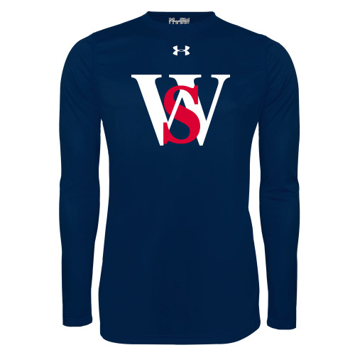  Under Armour Navy Long Sleeve Tech Tee - WS