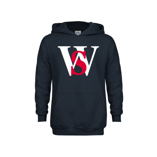  Youth Navy Fleece Hoodie - WS