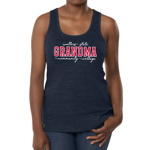  Fall Rush Ladies Navy Tank - WSCC grandma
