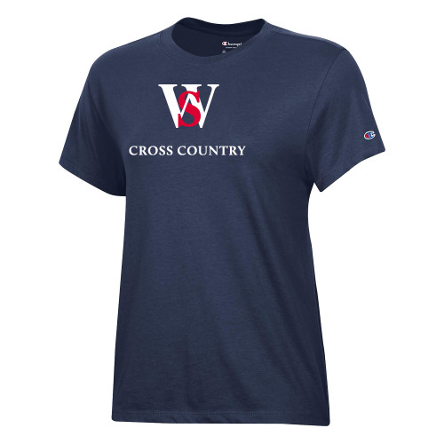  Champion Womens Navy Core Short Sleeve Tee - WS