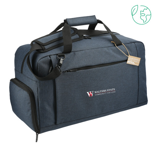  Aft Recycled PET 21 Inch Navy Duffel - WS Horizontal