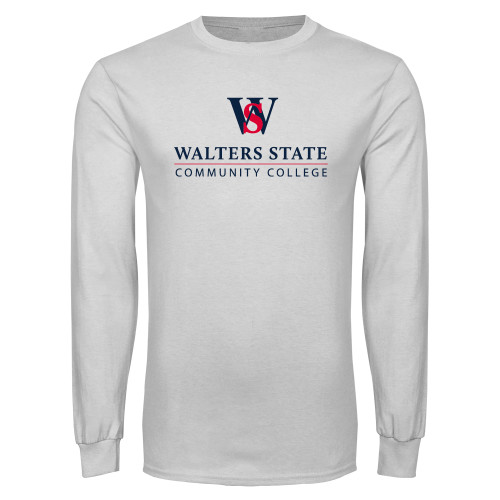  White Long Sleeve T Shirt - Primary
