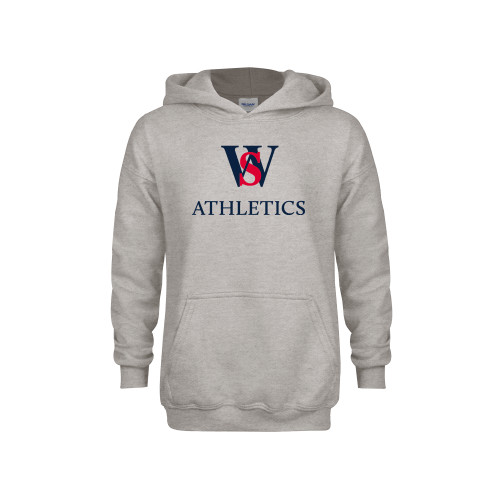  Youth Grey Fleece Hood - WS