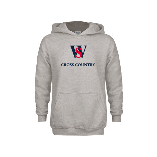  Youth Grey Fleece Hood - WS