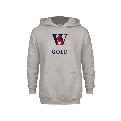  Youth Grey Fleece Hood - WS
