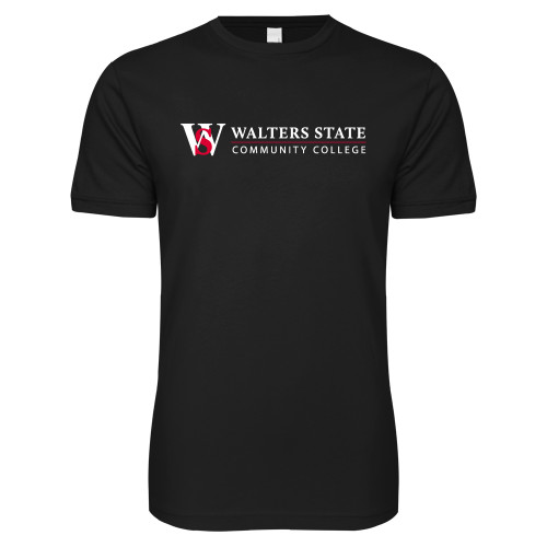 Next Level Black SoftStyle T Shirt - WS Horizontal