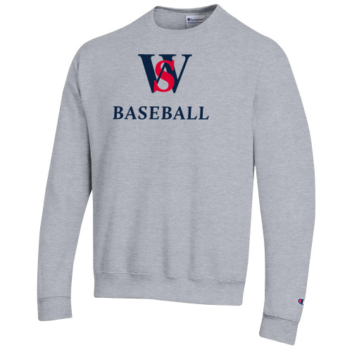  Champion Heather Grey Fleece Crew - WS