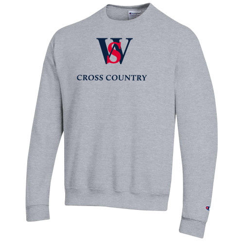  Champion Heather Grey Fleece Crew - WS