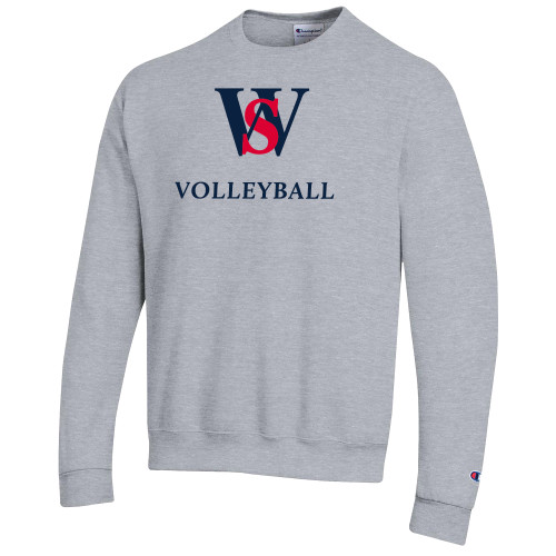  Champion Heather Grey Fleece Crew - WS